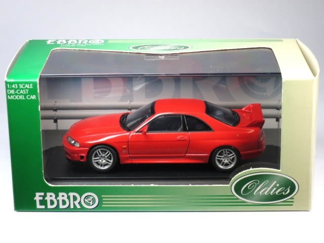 ※訳あり※ エブロ 1/43 スカイライン R33 GT-R Vスペック 1996 レッド (43585)拍卖