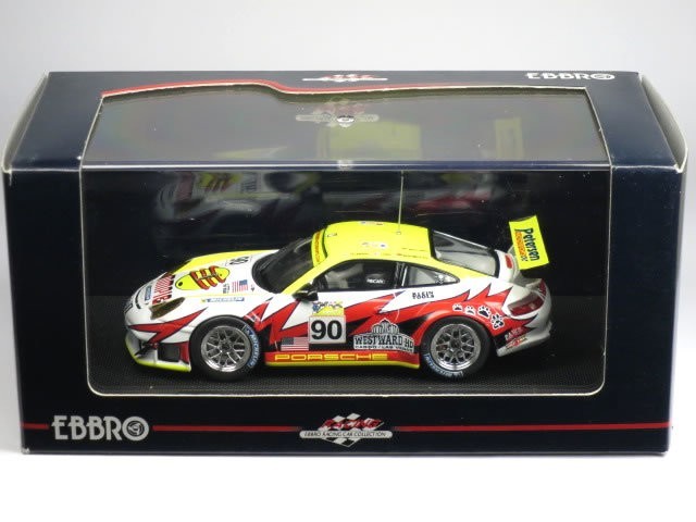 1/43 ホワイトライトニング ポルシェ911 GT3 RSR No.90 ルマン 2005 (43777)拍卖