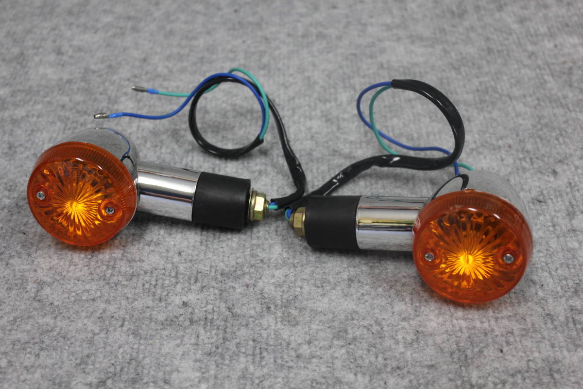 汎用純正ゼファーウインカー 5 RZ350 SR400 XJ400 XJR400 GPZ400F KH400 NINJA400R Z400FX Z400GP ゼファー400 ZRX SS400 SS350 GS400拍卖