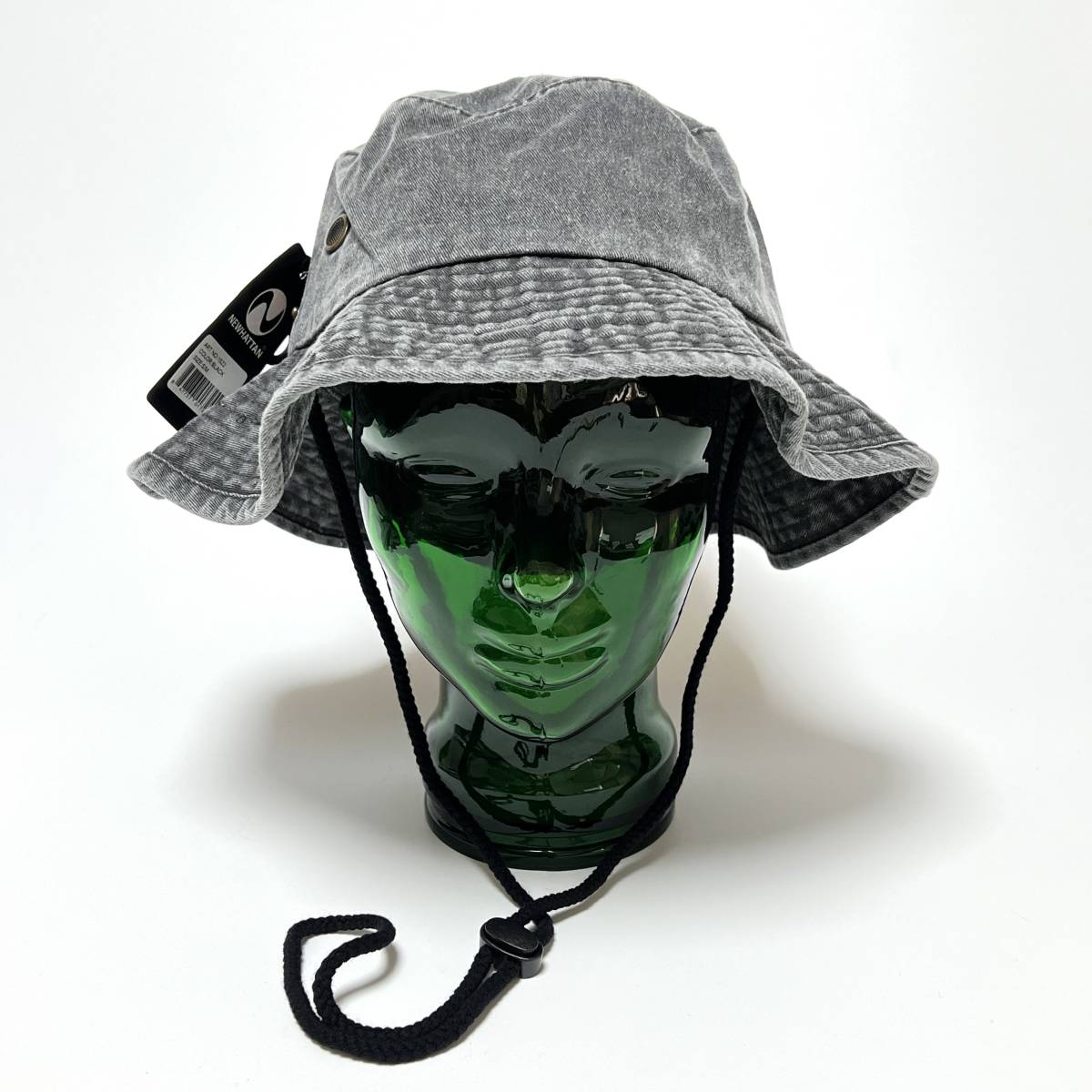 新品 訳あり 12個 NEWHATTAN サファリハット ブラック S/M L/XL ニューハッタン 帽子 無地 アウトドア ボディ まとめ売り #noca0164-FL拍卖