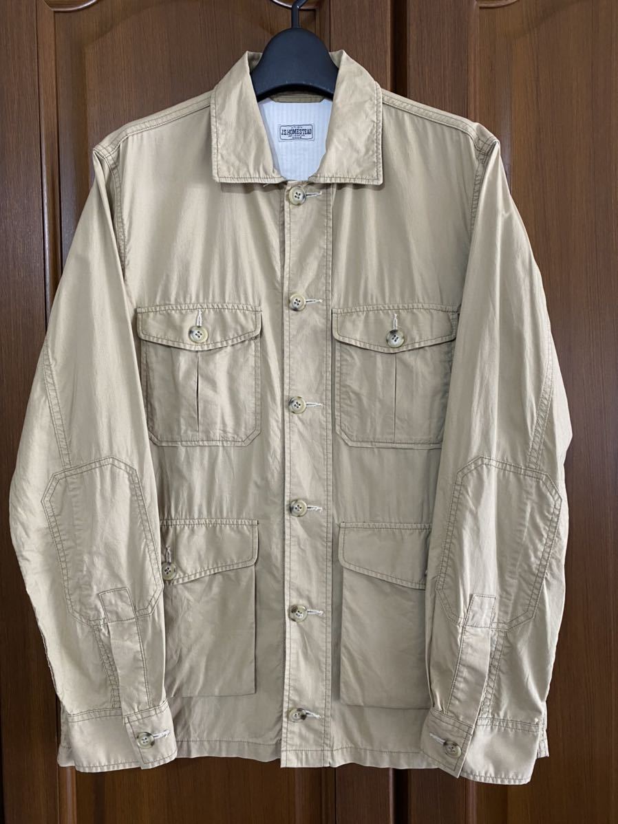 JOURNAL STANDARD HOMESTEAD / JS. HOMESTEAD / ジャーナルスタンダード ホームステッド ワークシャツジャケット サイズS拍卖
