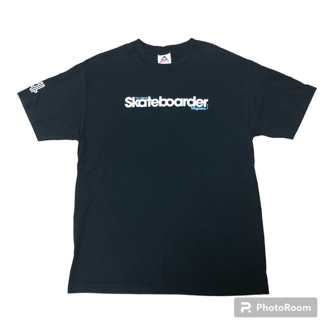 レア 90s〜 Shateboarder Magazine ロゴ Tシャツ L拍卖