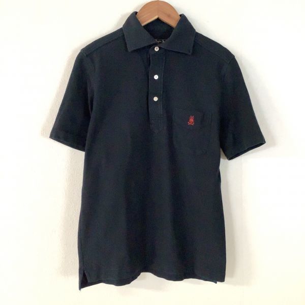 Psycho Bunny サイコバニー 半袖 ポロシャツ ネイビー メンズ Mサイズ拍卖