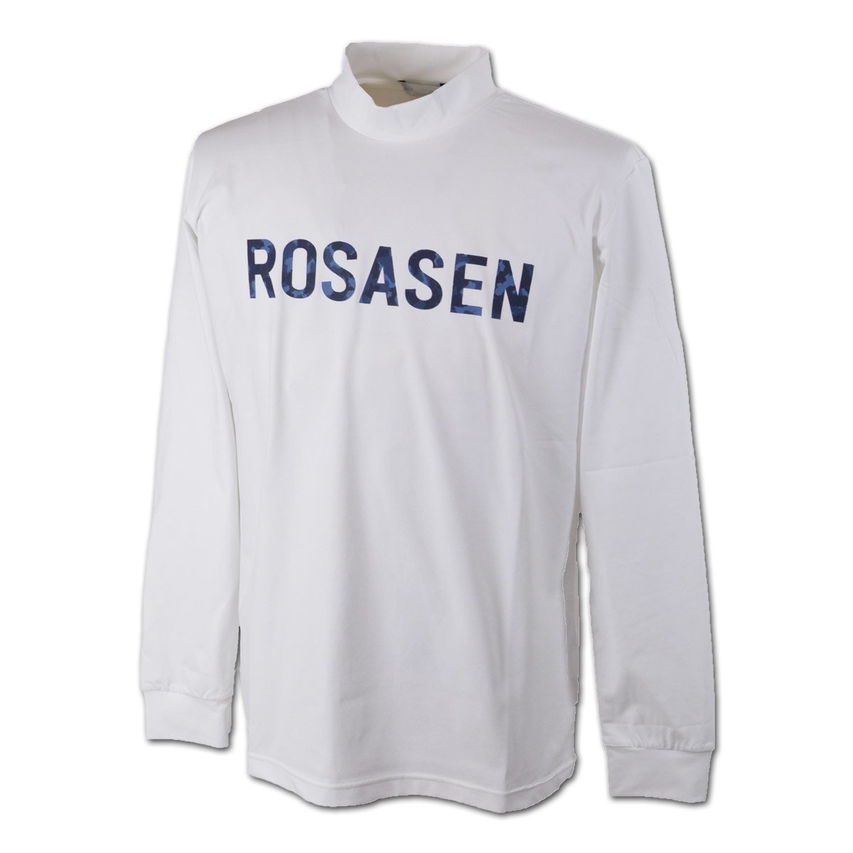 30%OFF【ロサーセン】メンズ 長袖ハイネックシャツ 白 M(48) 044-28211-05 ROSASEN ゴルフ かっこいい おしゃれ 上質素材 @拍卖