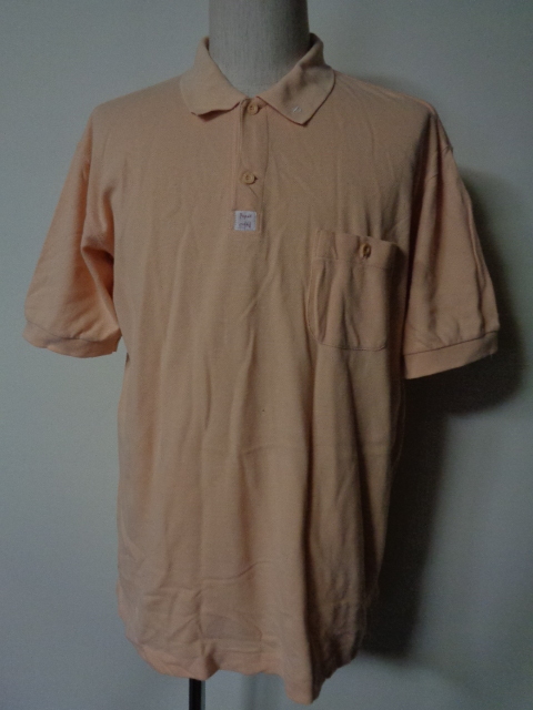 Papas パパス 半袖 鹿の子 ポロシャツ 大きめ Mサイズ拍卖