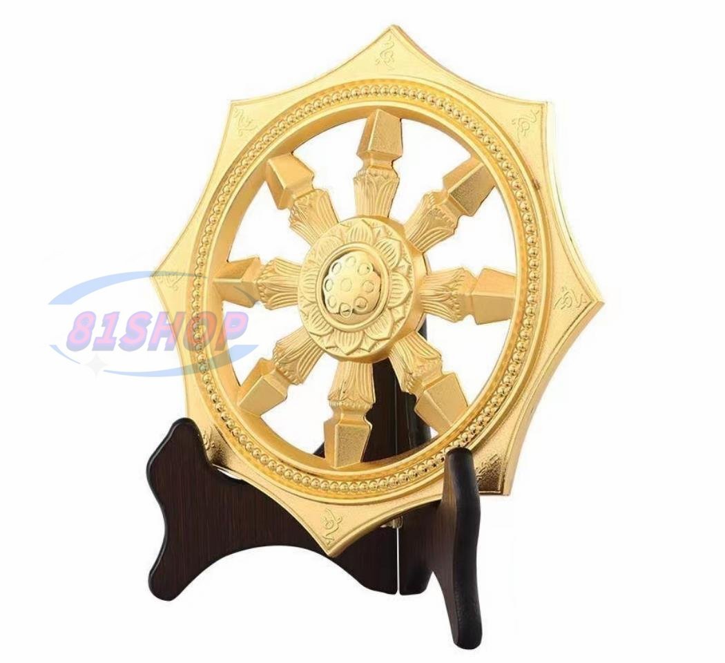 「81SHOP」高品質 金剛輪置物 ☆輪宝★直径22CM 密教法具 台座を含みます拍卖