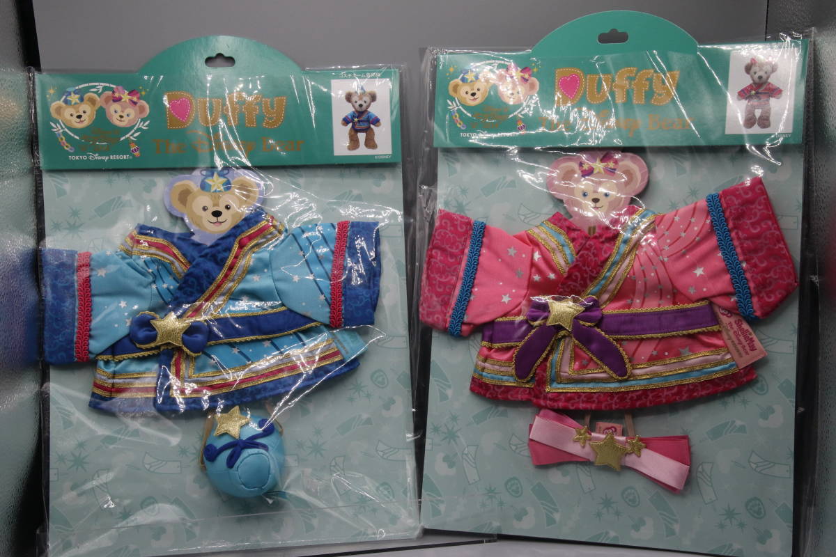 ☆TDS限定 2014 七夕 ダッフィー&シェリーメイ コスチュームセット☆L拍卖