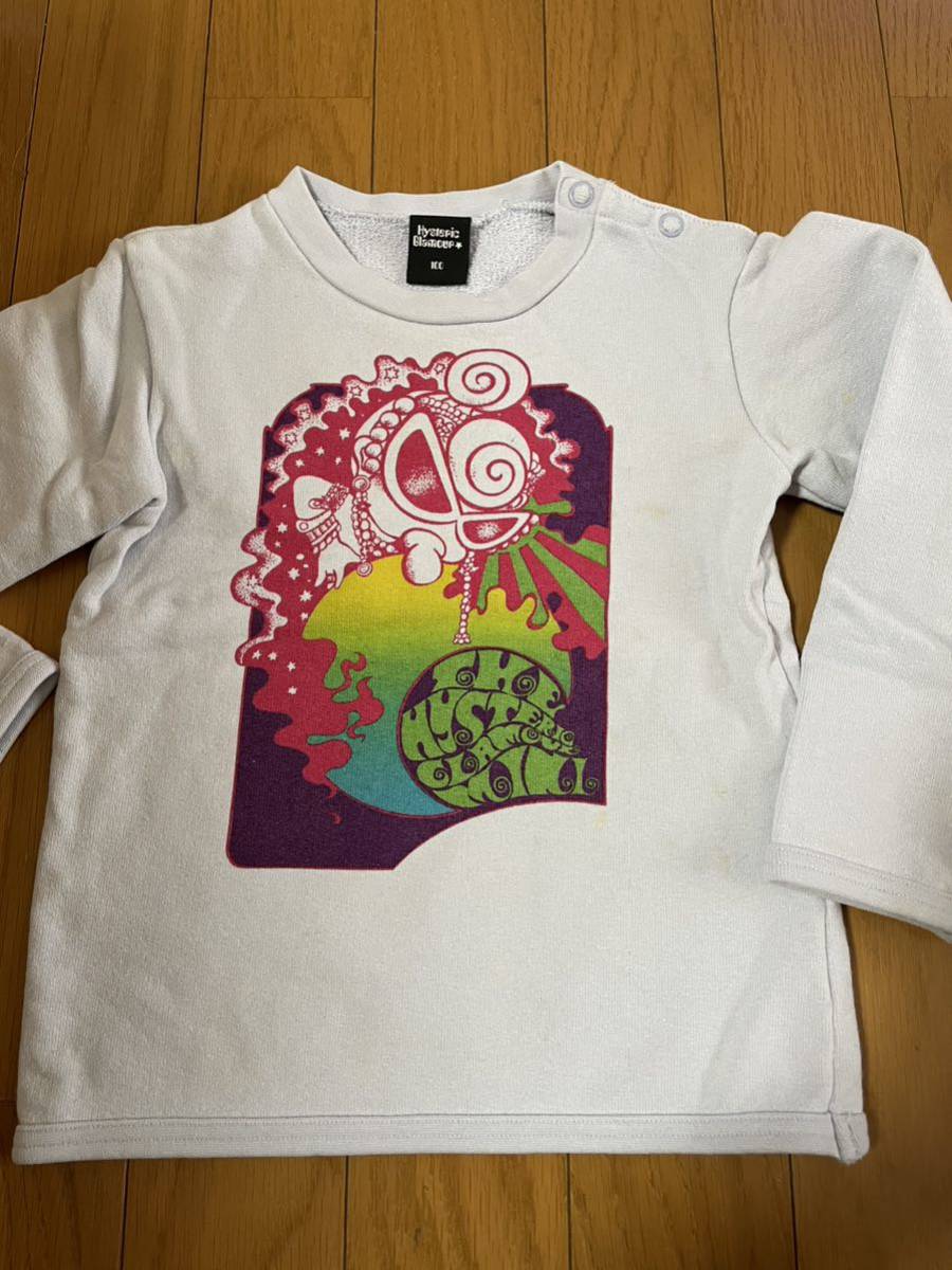 HYSTERIC MINI長袖トレーナー100★ヒステリックミニ トップス kids ヒスミニ拍卖