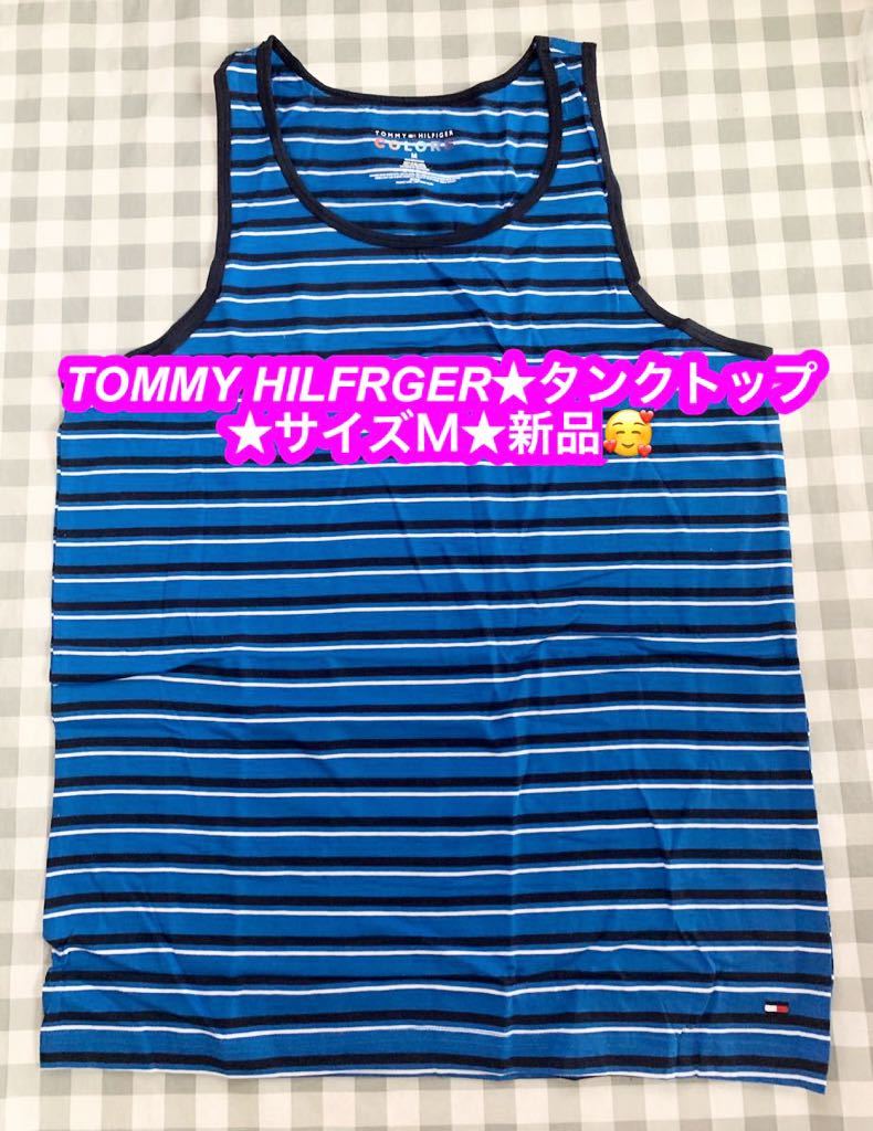 USA★TOMMY HILIGER★タンクトップ★新品★サイズM★着丈約67cm★横幅約49cm★新品♪拍卖