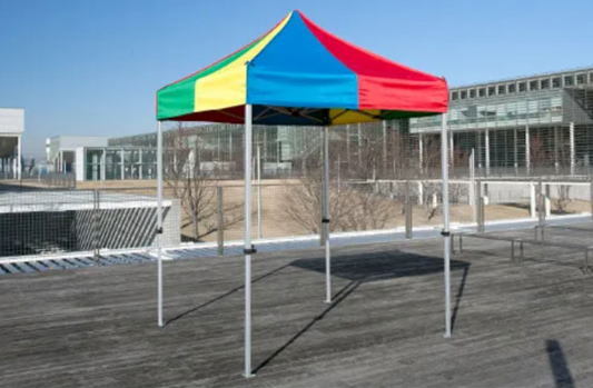 かんたんてんと 3 1,8MX1,8M スチールアルミ複合フレーム 天幕 カラー・白・赤・黄色・緑・青の単色から選べます。拍卖