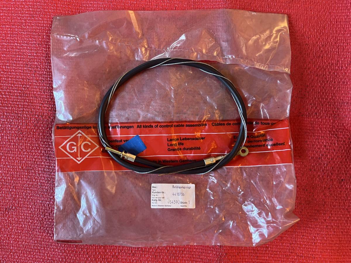 フィアット X1/9 1300 スロットルケーブル アクセルケーブル ワイヤー 4418706 未使用品拍卖