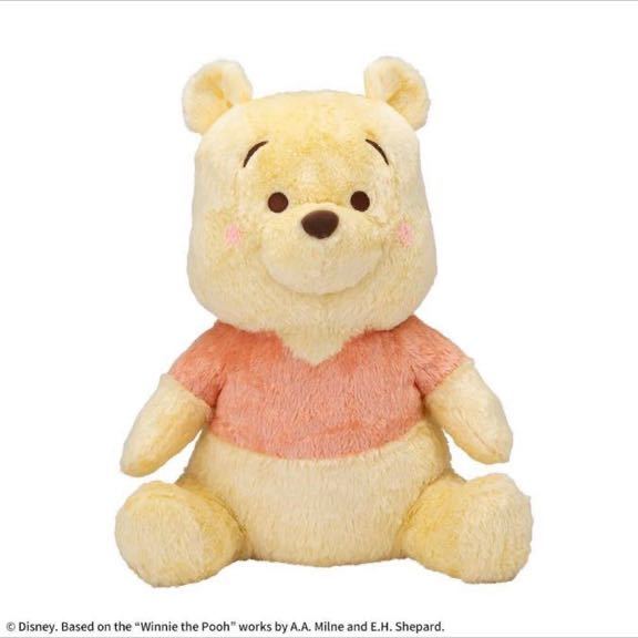 くまのプーさん 赤いほっぺスーパーラージぬいぐるみ くすみパステルカラーVer. 新品プライズ Disney poo拍卖
