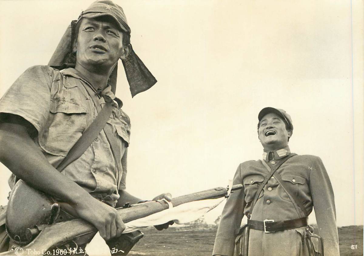 p36536岡本喜八『独立愚連隊西へ』スチル 加山雄三 佐藤允 堺左千夫 フランキー堺 中山豊 田島義文拍卖