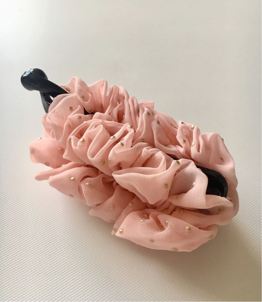 新品未使用 ゴールド×ピンク バナナクリップ拍卖