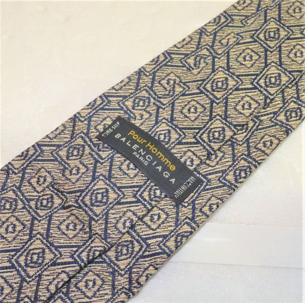 BALENCIAGA(バレンシアガ) シルクネクタイ 格子/小紋柄 イタリア製 954856C177R10拍卖