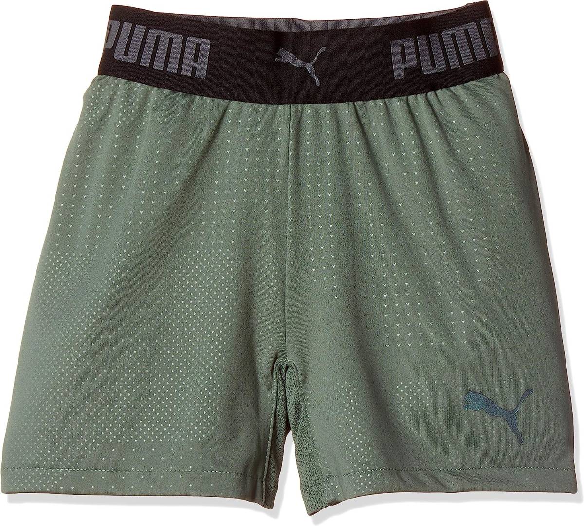 【KCM】Z-puma-518-140★展示品【PUMA】ジュニア プラクティスパンツ FTBLNXT グラフィックショーツ サッカー 656061-02 グリーン系 140拍卖