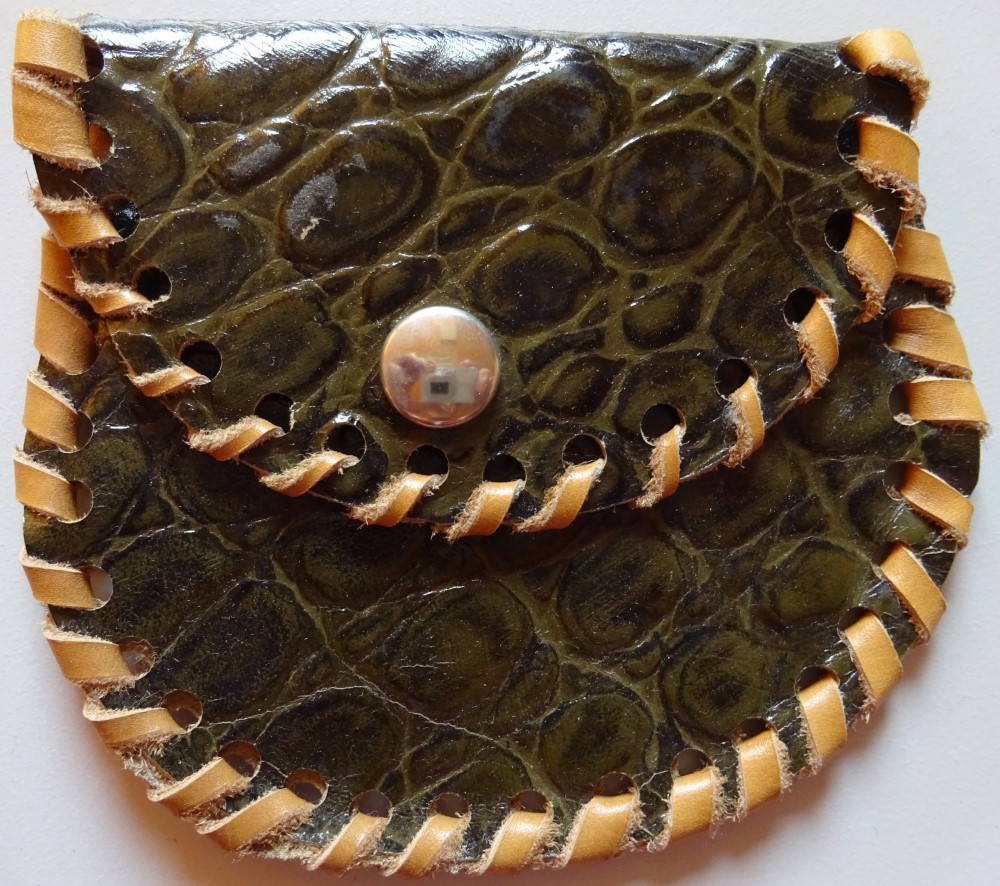 【新品】オリジナル コインケース 本革 黒/薄茶 2023060084拍卖