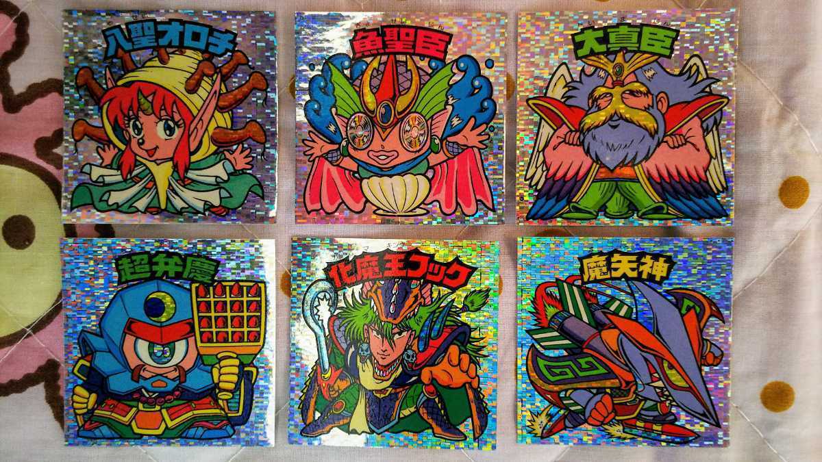 ☆極美品 旧ビックリマン 第30弾 ヘッド フルコンプリート 合計6枚セット☆拍卖