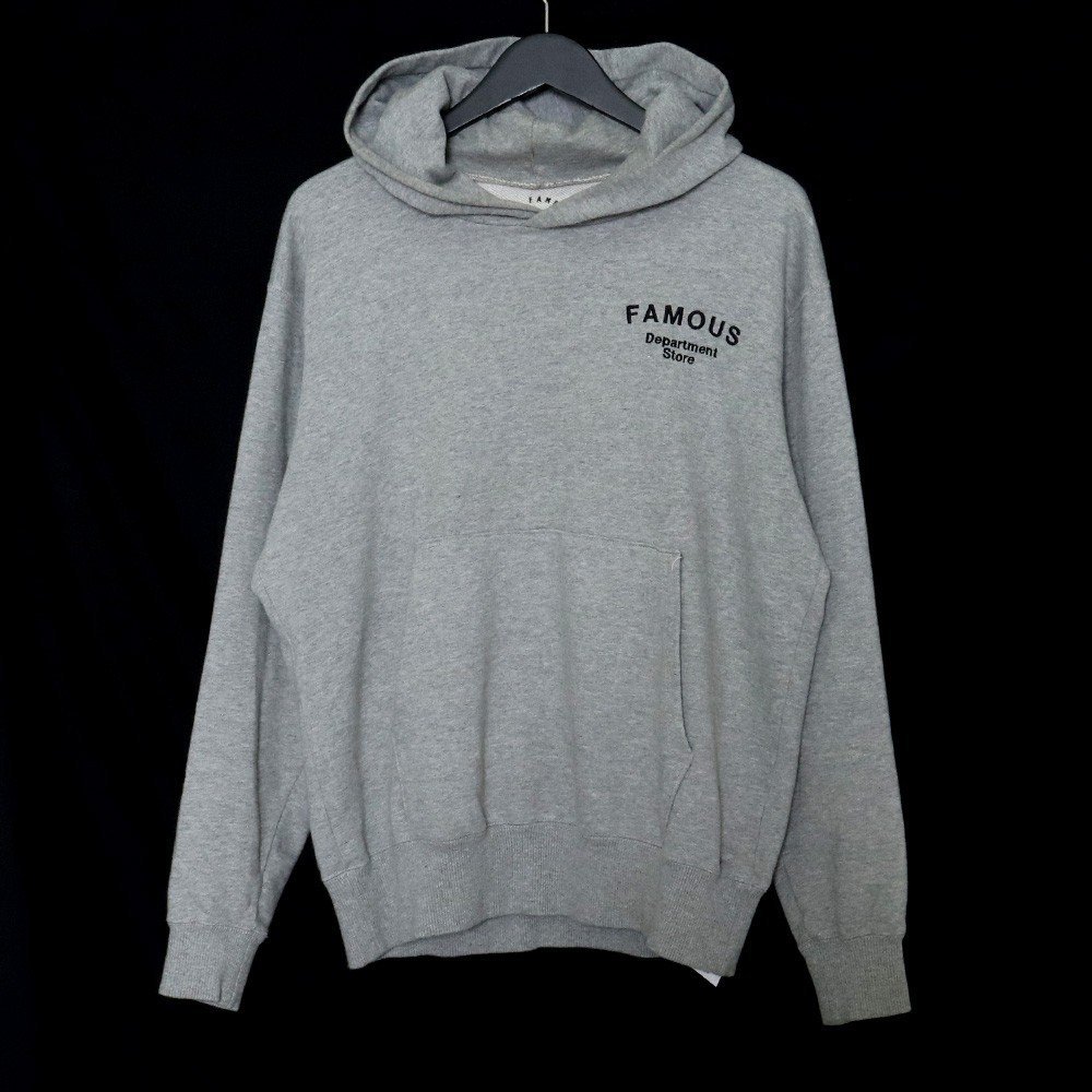 FAMOUS DEPARTMENT STORE フーディー グレー Sサイズ フェイマスデパートメントストア パーカー スウェット拍卖