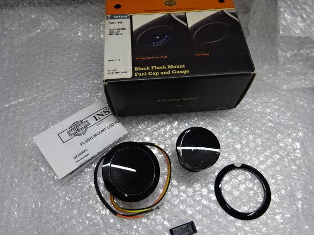 H-D純正OP フラッシュマント フューエルゲージ フューエルキャップ ソフテイル 08-17 検 ツインカム FLSTFBS ファットボーイ FLSS拍卖
