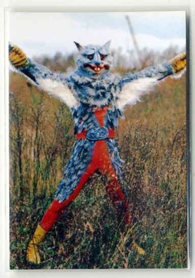 ◆防水対策 厚紙補強 カルビー 仮面ライダーチップスカード(2003 復刻版) 401番 怪人ネズコンドル1号 トレカ 即決拍卖