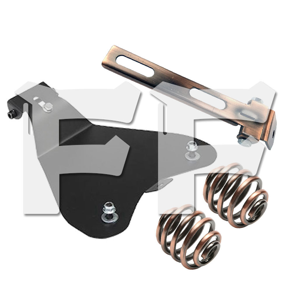 オートバイ ソロ シート スプリング ブラケット ベースプレート ハーレー ホンダ ヤマハ カワサキ スズキ ブロンズ 新品拍卖