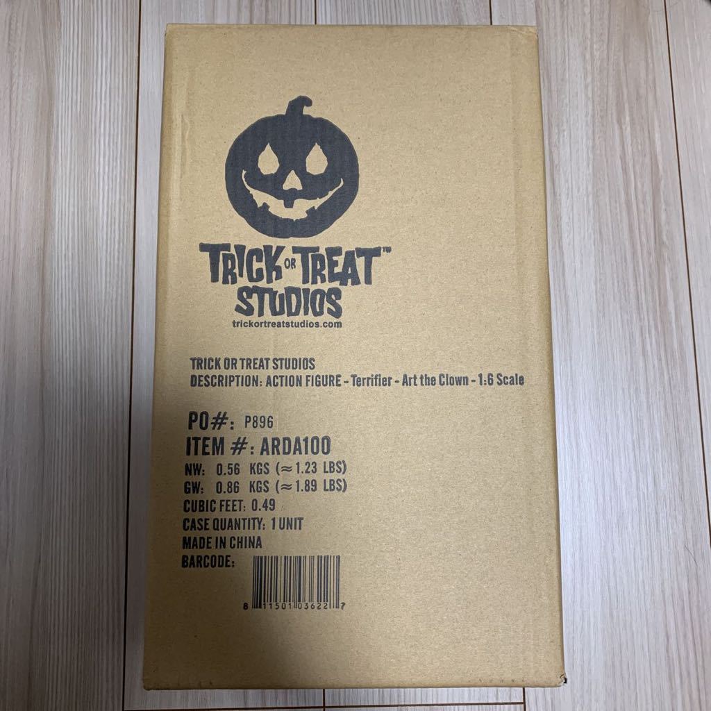 【新品 輸送箱付き】テリファー 1/6 フィギュア トリックオアトリートスタジオTERRIFIER TRICK OR TREAT STUDIOS ホットトイズ系拍卖