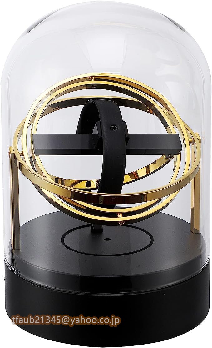 ウォッチワインダー 腕時計自動巻き機 自動巻き時計ケース 1本巻き 最新版 プラネタリウムデザイン ディスプレイ 超静音設計拍卖