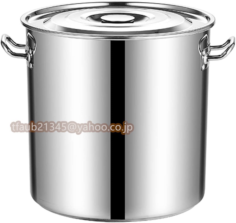 【ケーリーフショップ】パスタ鍋 寸胴鍋 両手鍋 深型 煮物 ステンレス製 洗いやすい 蓋付き オール熱源対応拍卖