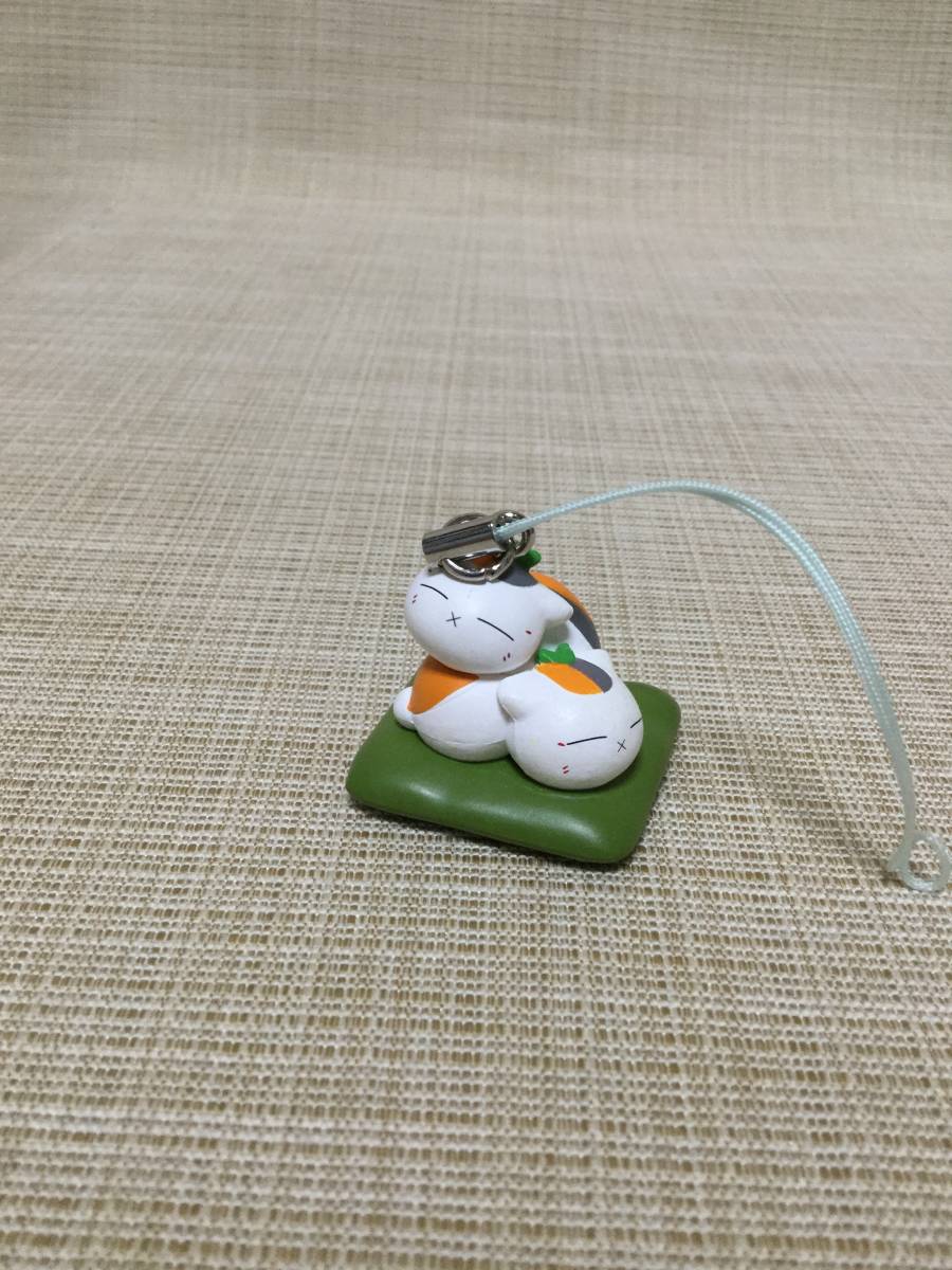 携帯ストラップ ニャンコ先生 徒然ストラップ part7 すやすや2号と3号 座布団 眠り 夏目友人帳 ネコ,猫拍卖