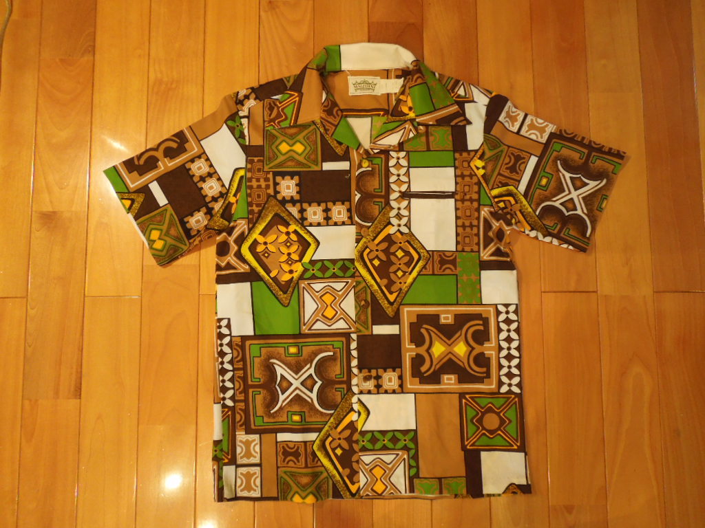 MALIHINI HAWAII 70'sヴィンテージ アロハシャツ Sサイズ拍卖