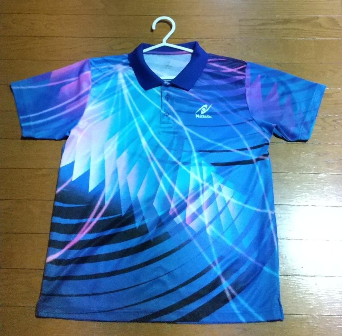 卓球ニッタクシャツ水色L拍卖