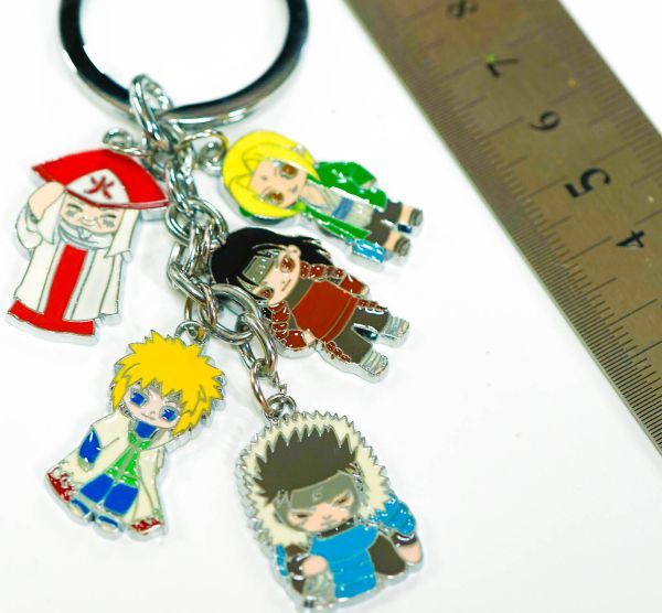キーホルダー naruto 渦巻ナルト ストラップ チャーム 火影5吊 グッズ キーリング おもちゃ拍卖