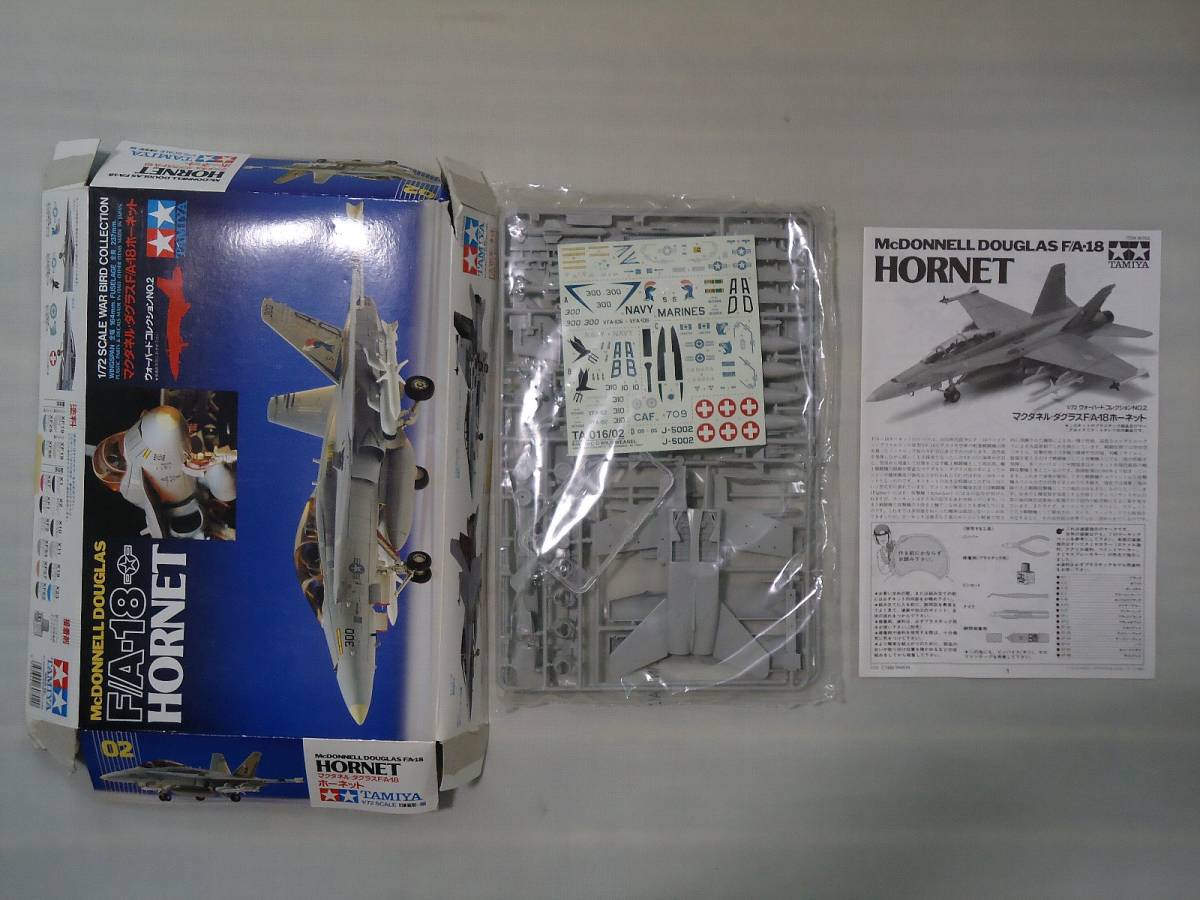 タミヤ 1/72 ウォーバードコレクション マクダネル・ダグラス F/A-18 ホーネット プラモデル 未組立品拍卖