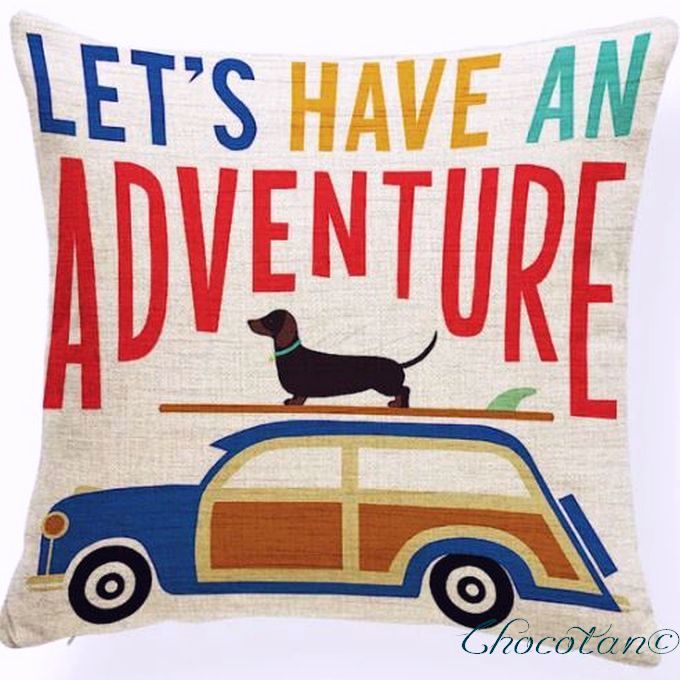 【送料無料】ダックスフンド a43 クッションカバー【新品】拍卖