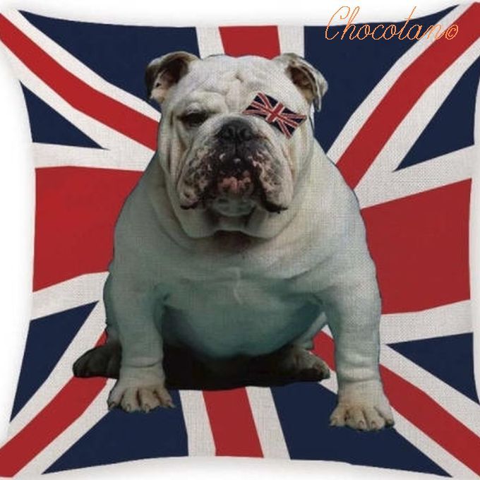 【送料無料】ブルドッグ G クッションカバー【新品】拍卖