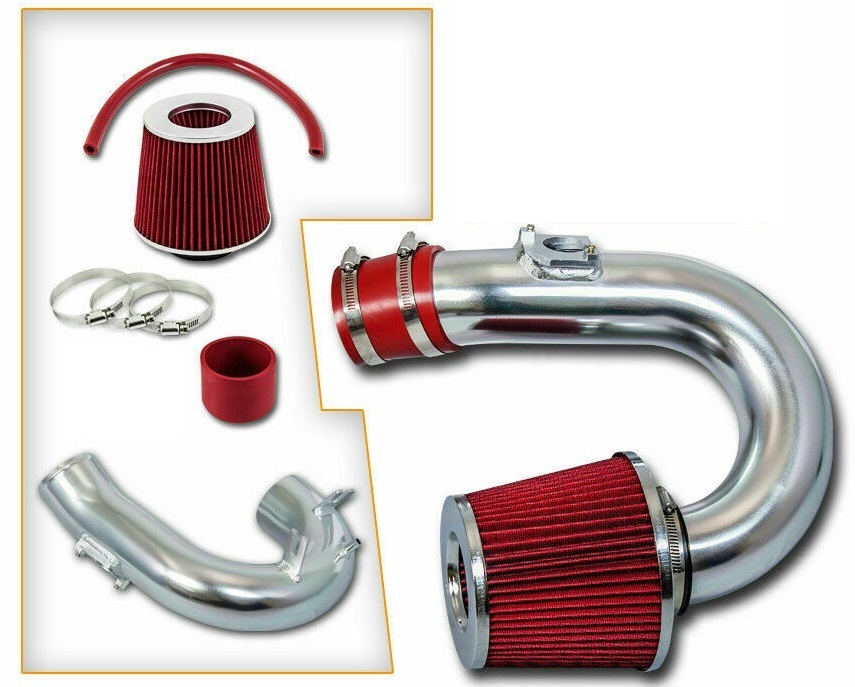 希少 セリカ ZZT SS-I 1.8L 1ZZ-FE用 エアクリーナー アルミ パイピング キット レッド拍卖