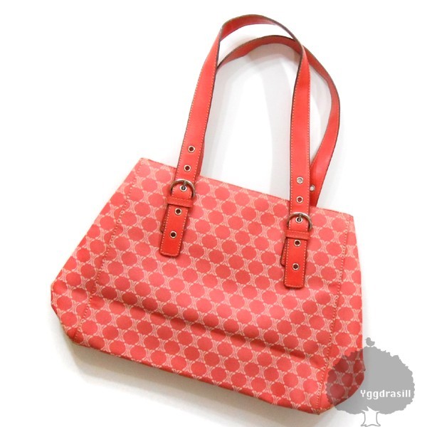 YGG■NINEWEST ナインウエスト ショルダーバッグ トートバッグ 赤 台形 レディース拍卖