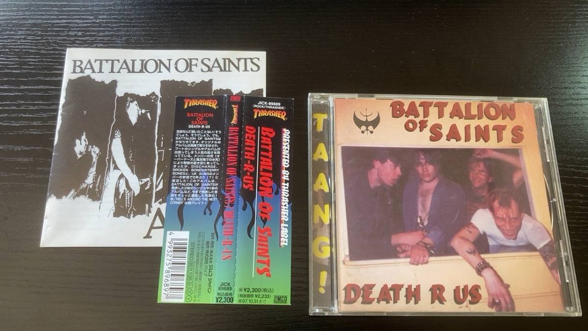 BATTALION OF SAINTS DEATH R US 国内盤CD バタリオン・オブ・セインツ taang!拍卖