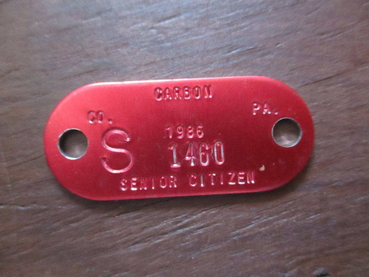 US ビンテージ ドッグ ライセンス タグ 41拍卖