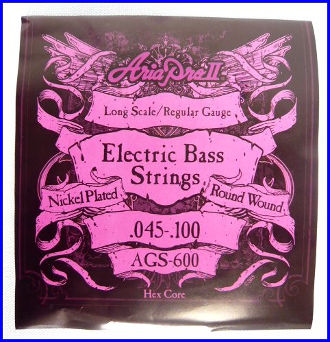 AriaProII アリアプロ-2 ベース弦 ロングスケール レギュラーゲージ AGS-600 1セット新品!拍卖