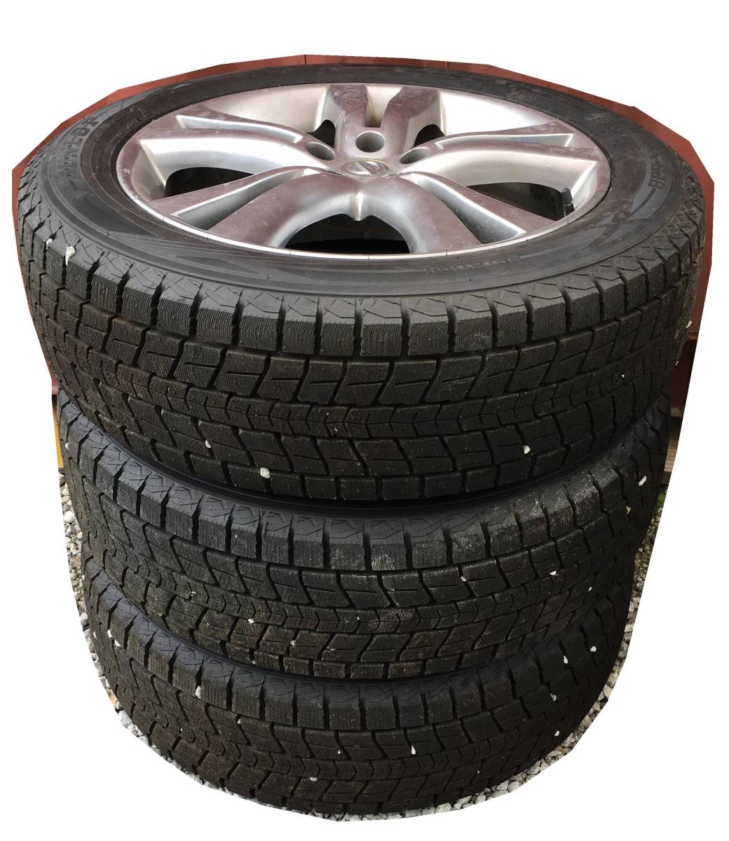 NI4 / MURANO / DUNLOP ダンロップ 235/55R20 ホイールタイヤ 3本セット拍卖