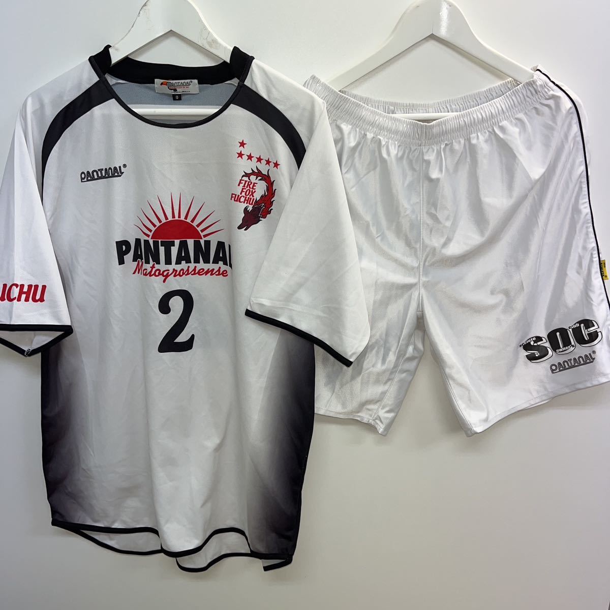 ◆超希少◆FIRE FOX FUCHU ATHLETA PANTANAL社製 フットサルゲームシャツパンツセット サイズ上下O拍卖