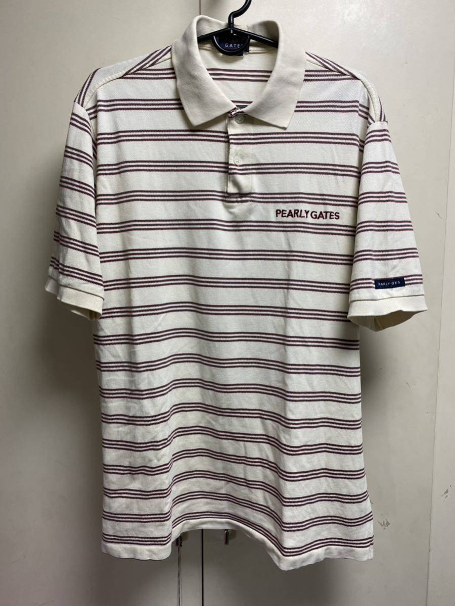 送料格安スピード発送!良品★パーリーゲイツポロシャツ★Lサイズゴルフ登山トレランマラソン拍卖
