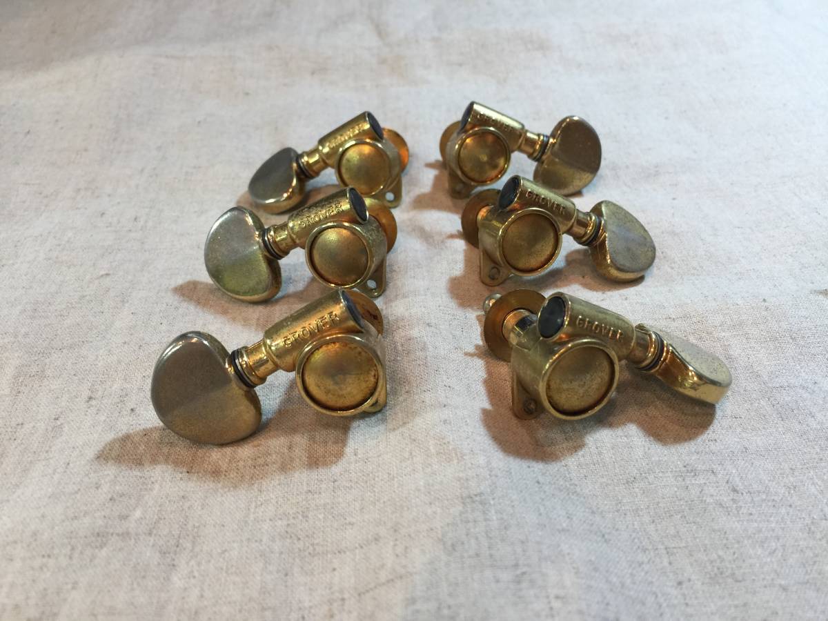 GROVER ペグ Vintage グローバー 3x3 ゴールド レスポール等 拍卖