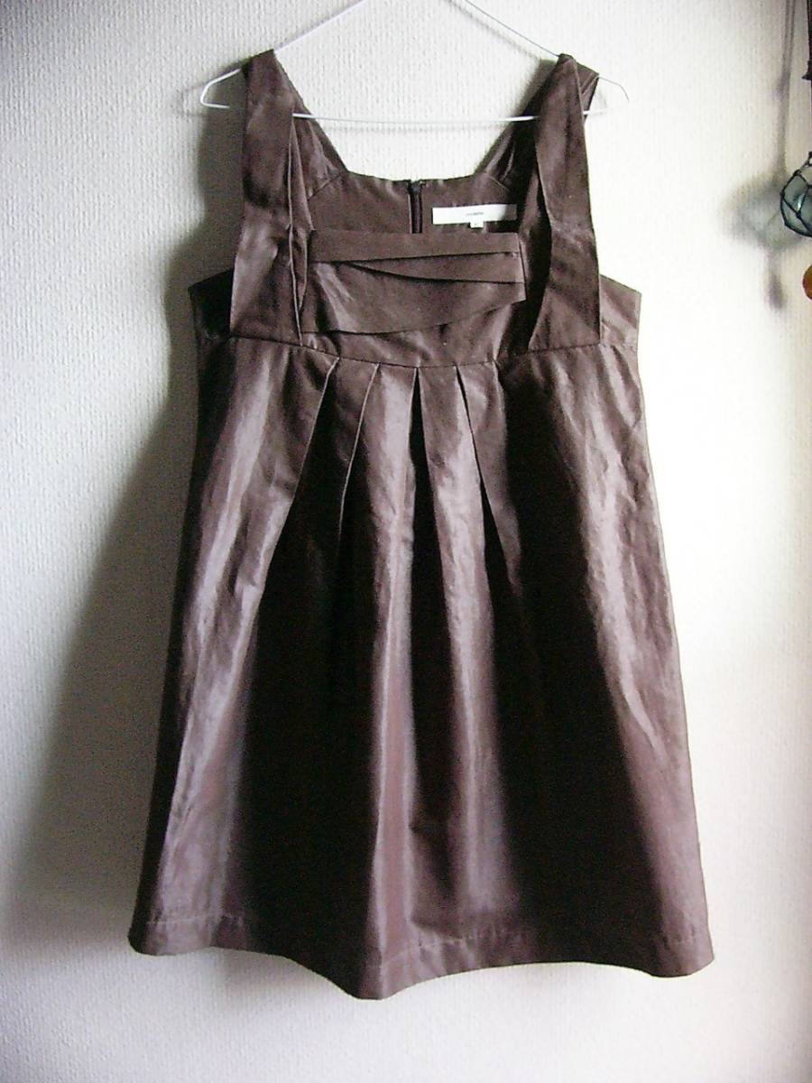 unobilie ♪ ウノビリエ シャンブレー ワンピース 麻拍卖