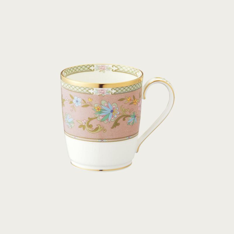 ノリタケ! ☆ヨシノ・マグカップ(ピンク)☆ 新品 コーヒー 紅茶 ミルク ラテ エスプレッソ カプチーノ 茶器 ギフト拍卖