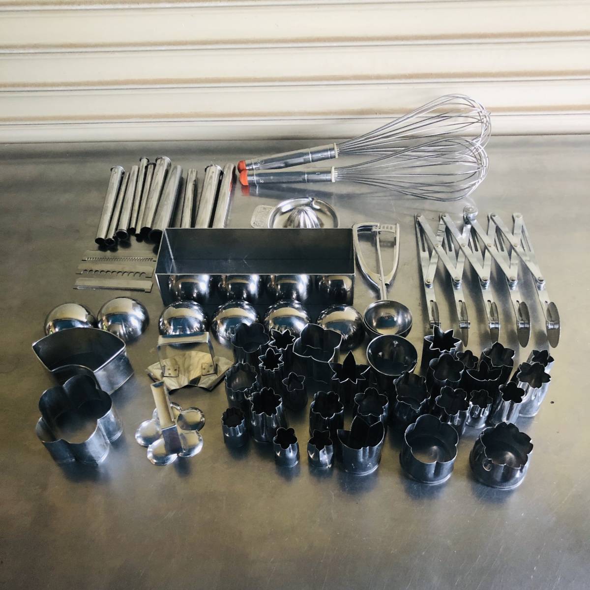 AF123★ステンレス製★ ケーキ 型取 ディッシャー 色々 厨房小物 調理小物 店舗用 業務用 厨房用 72拍卖