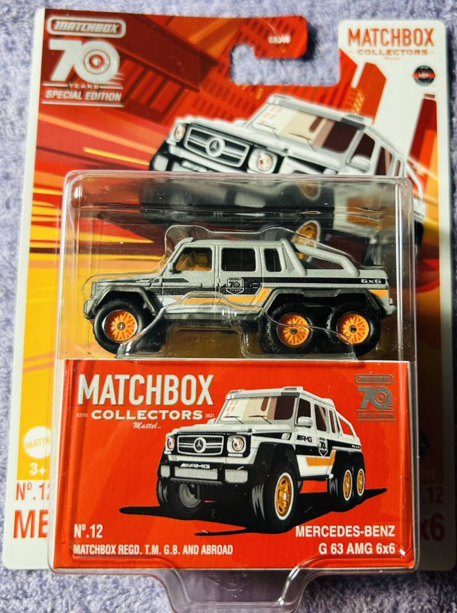 マッチボックス MATCHBOX メルセデス ベンツ G63 AMG 6x6 コレクターズ MERCEDES BENZ COLLECTORS拍卖
