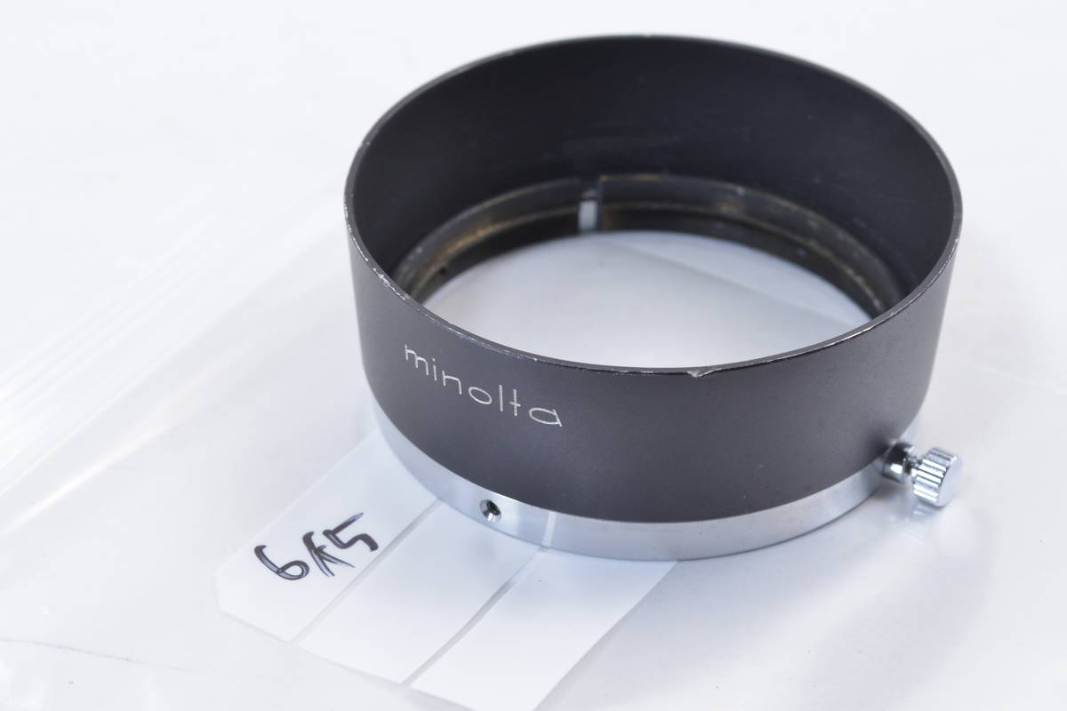 【ecoま】ミノルタ MINOLTA D57KG 純正メタルフード 6/15拍卖